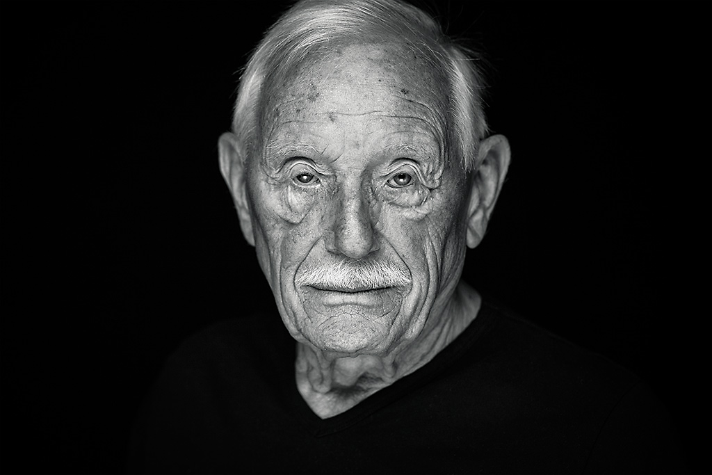 Portrait Schwarz Weiss Foto