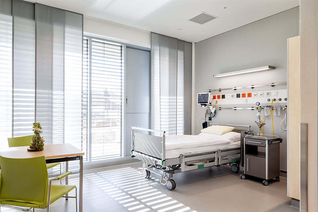 Reha Klinik Innenarchitektur Zimmer